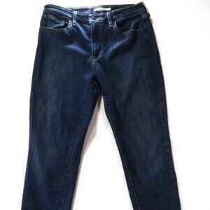 Levi's 721 High Rise Skinny Women's Size 31 Blue Stretch Denim Jeans 1000186